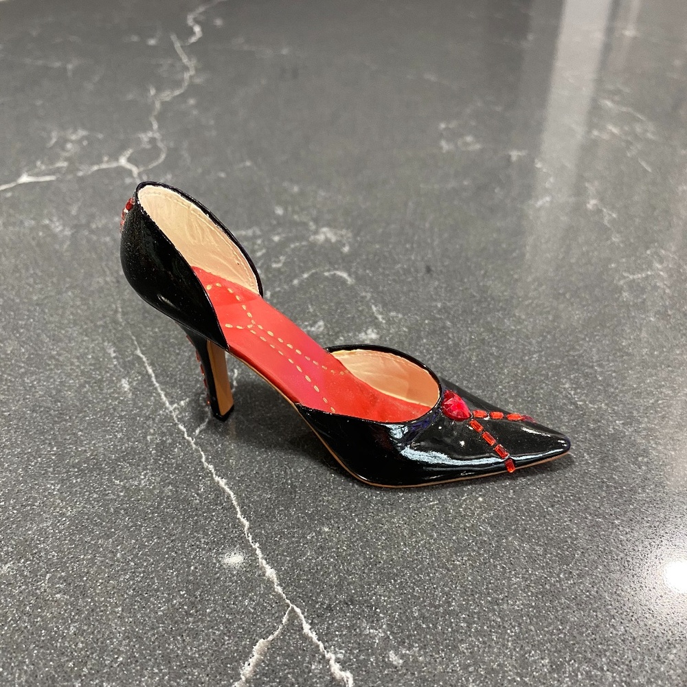 Just the Right Shoe "Jeweled Heart"